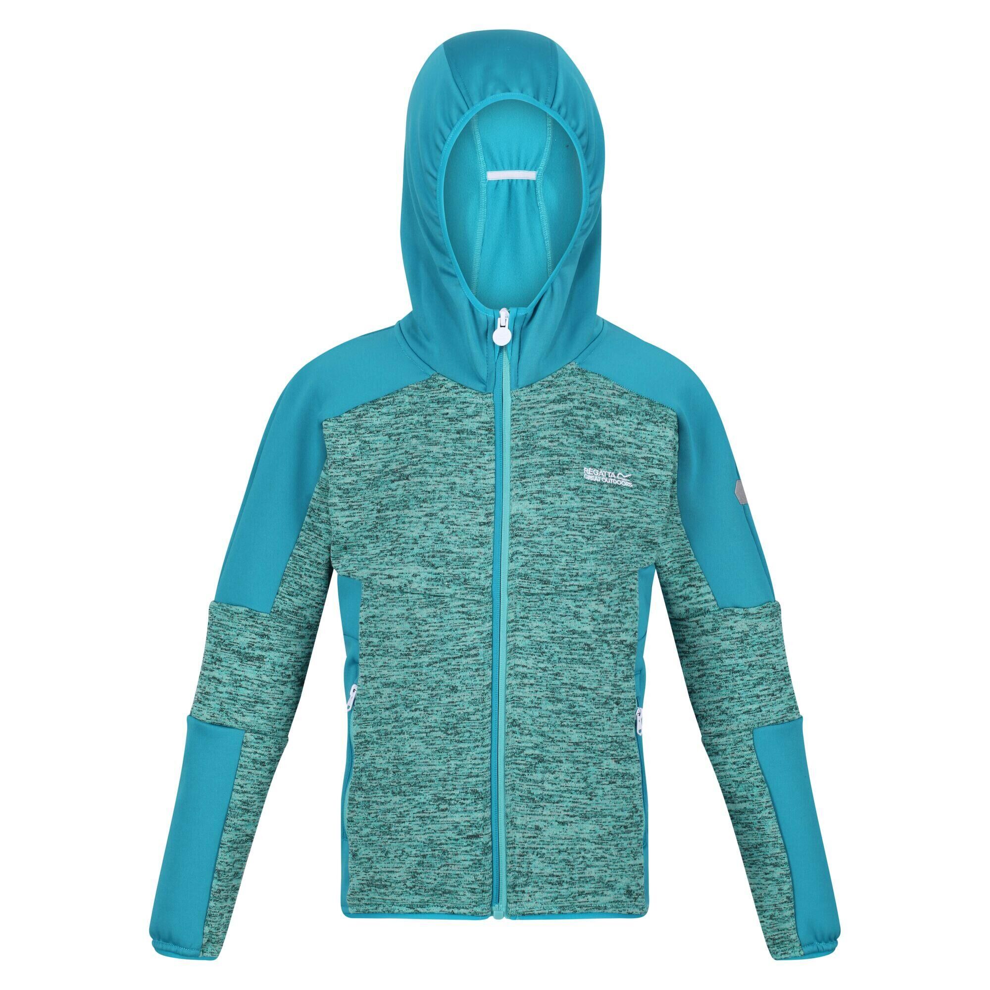 REGATTA Childrens/Kids Dissolver V Fleece (Turquoise/Enamel)