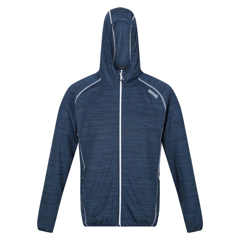 Heren Yonder Full Zip Hoodie (Maanlicht Denim)