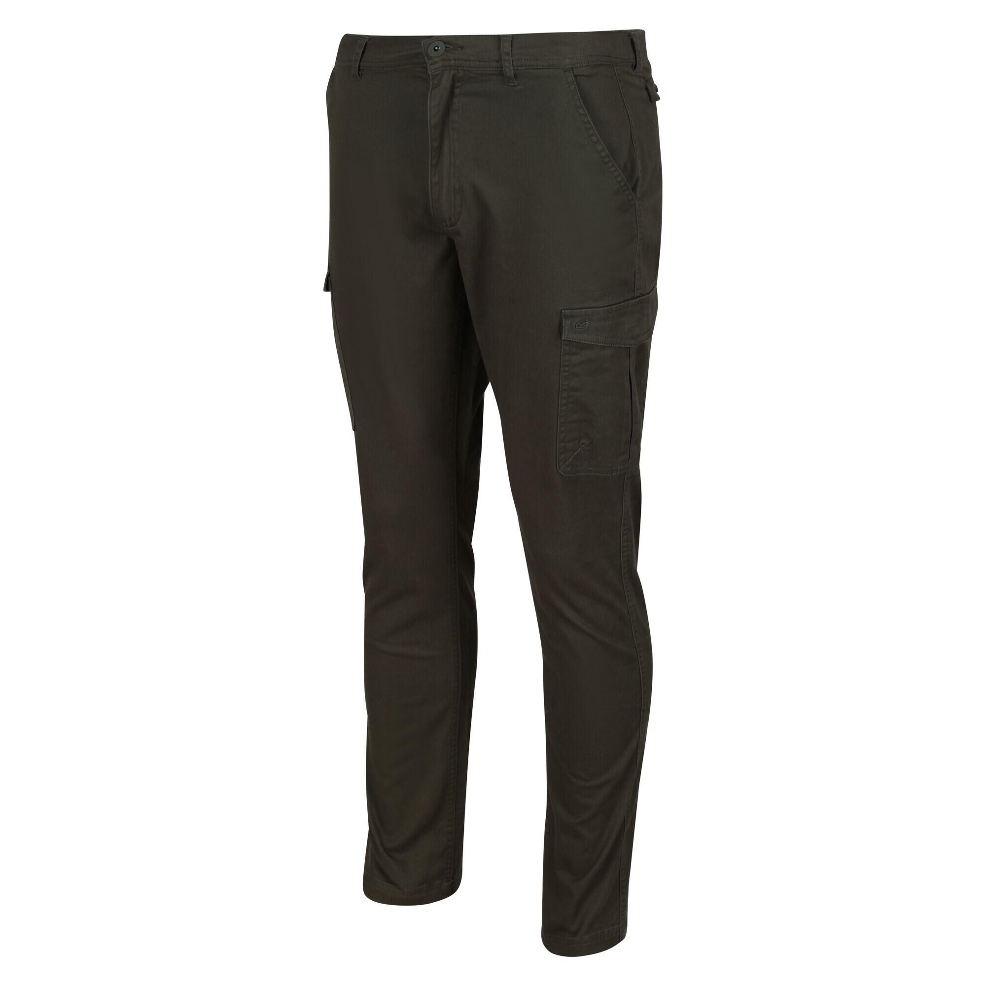 REGATTA Bryer II Men's Walking Cargo Trousers - Dark Khaki