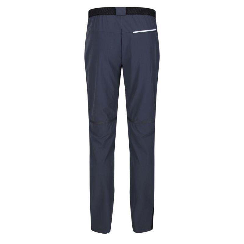 Pantalon de randonnée homme déperlant réglable Regatta Mountain, gris