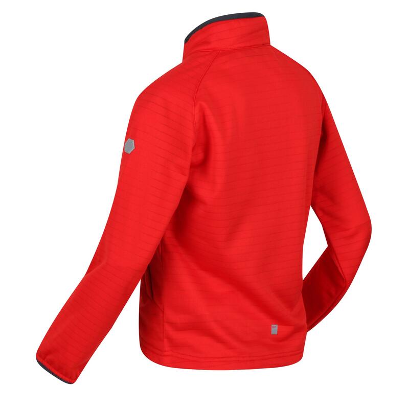 Junior Highton Lite II Polaire de marche zippé pour enfant - Rouge