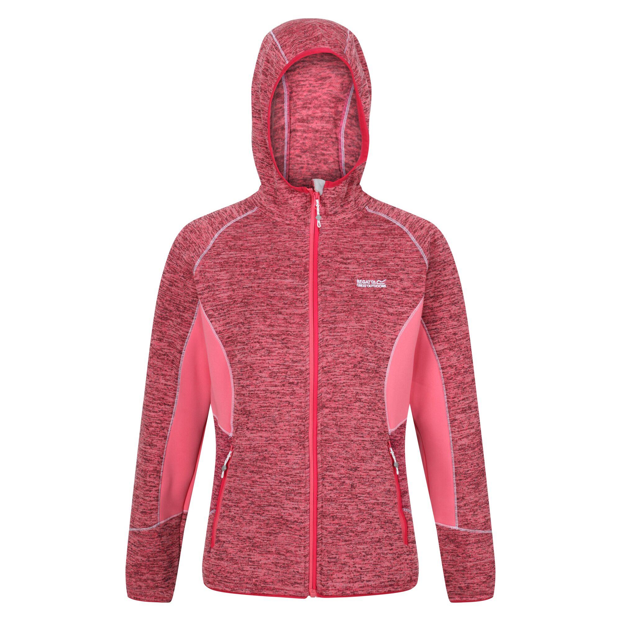 Womens/Ladies Walbury III Full Zip Fleece Jacket (Tropical Pink/Rethink Pink) 1/5