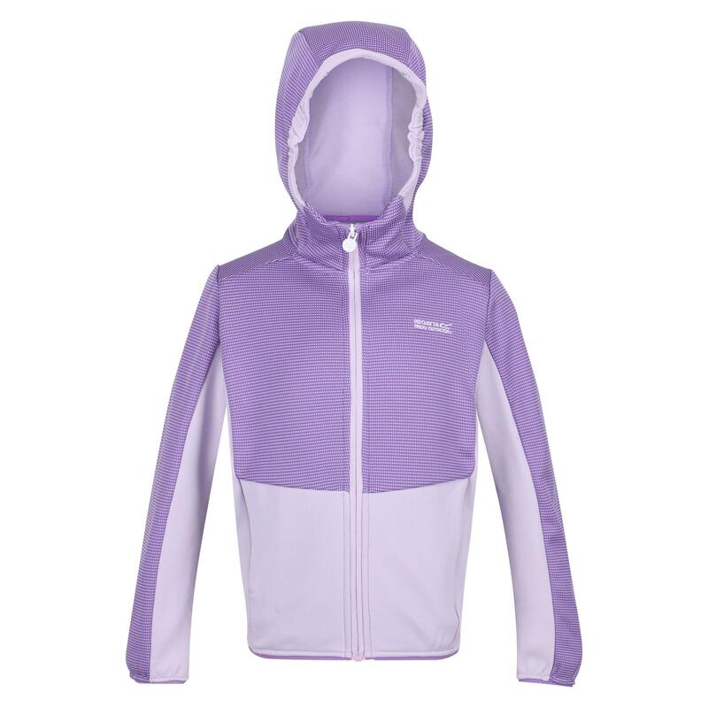 Junior Highton Polaire de marche zippé pour enfant - Violet