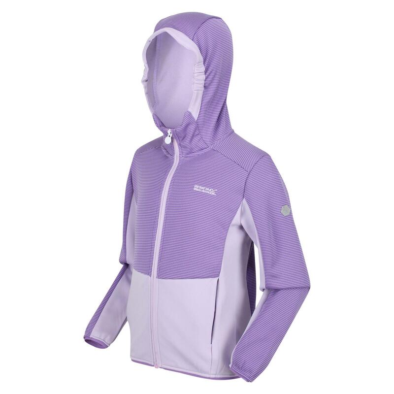 Junior Highton Polaire de marche zippé pour enfant - Violet