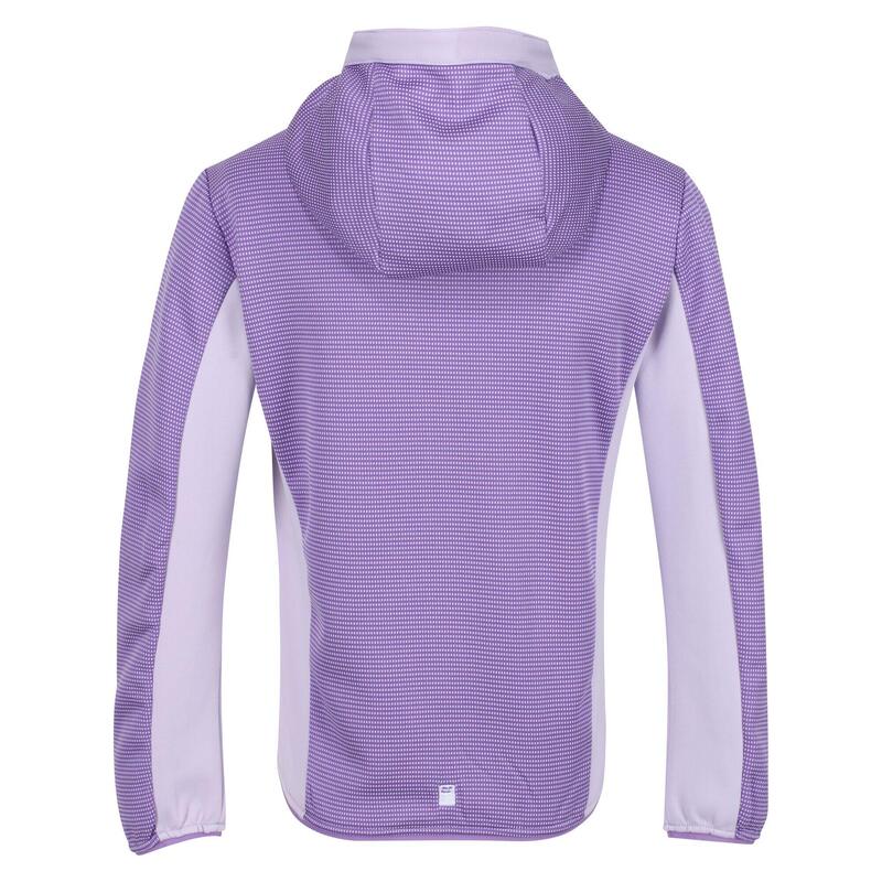 Junior Highton Polaire de marche zippé pour enfant - Violet