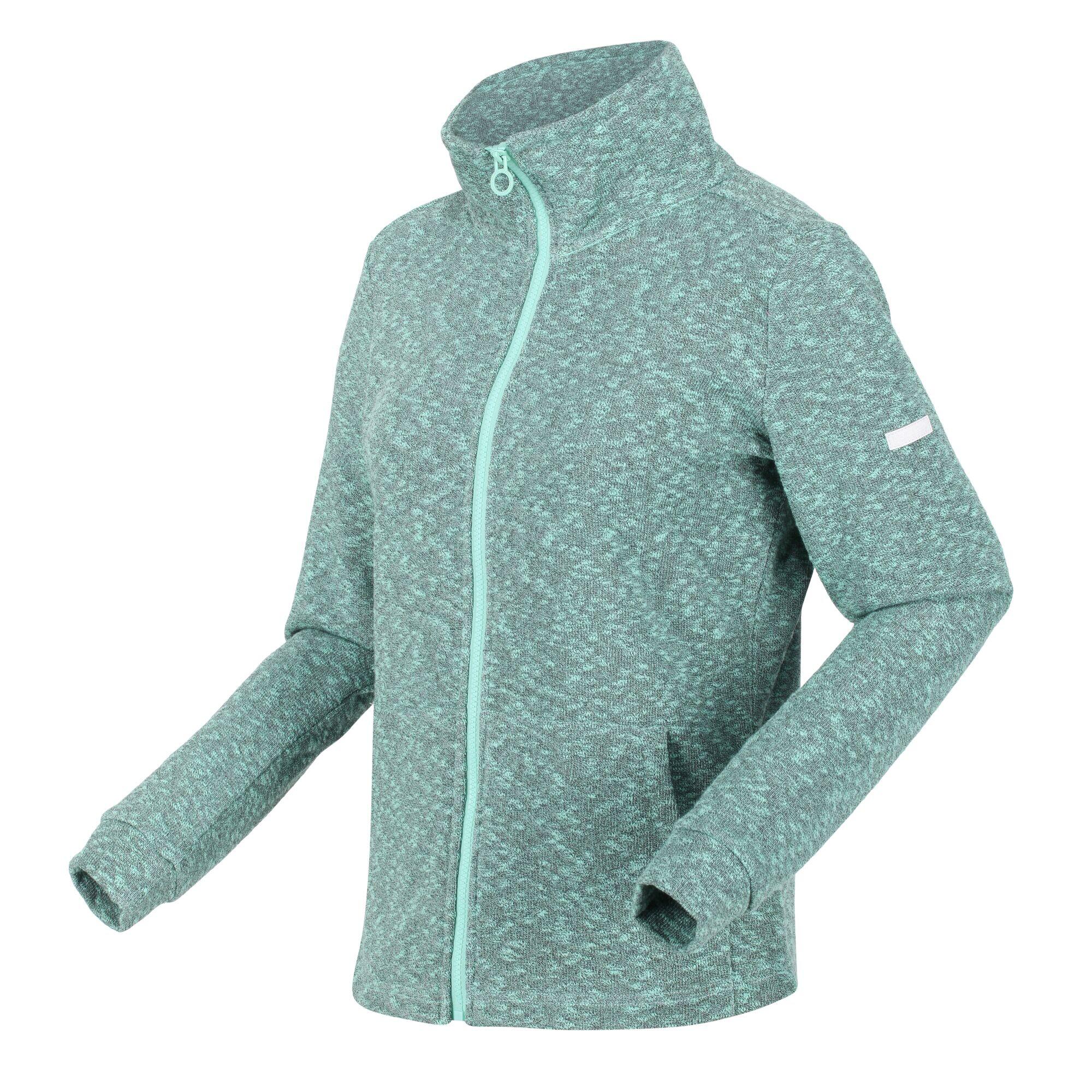 Womens/Ladies Olanna Full Zip Fleece Jacket (Ocean Wave) 4/5