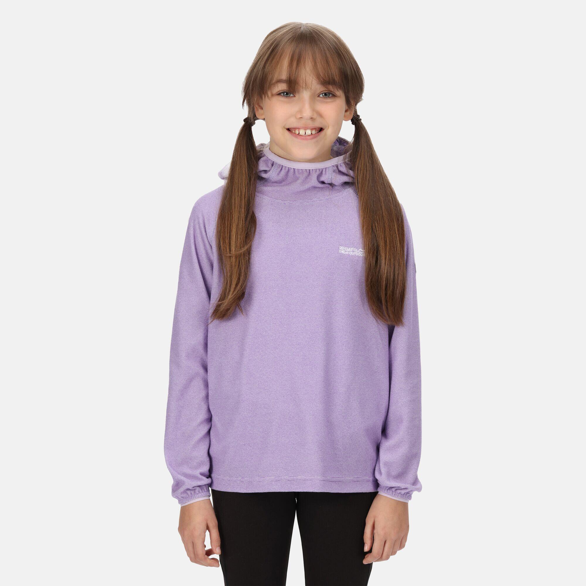 REGATTA Loco Kids Walking Overhead Fleece - Purple Amethyst