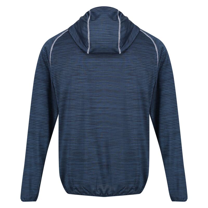 Heren Yonder Full Zip Hoodie (Maanlicht Denim)