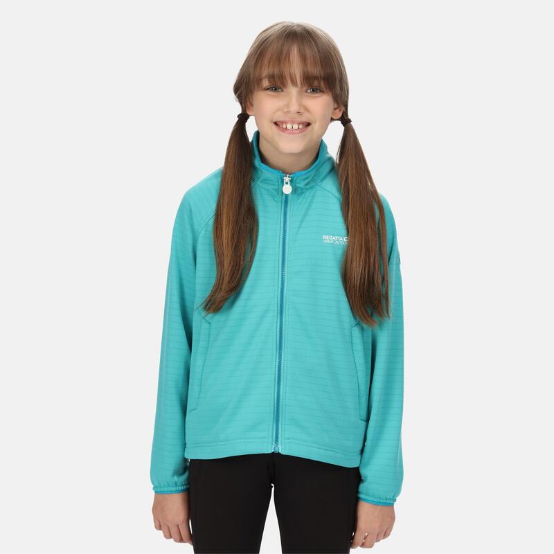 Junior Highton Lite II Polaire de marche zippé pour enfant - Vert pâle