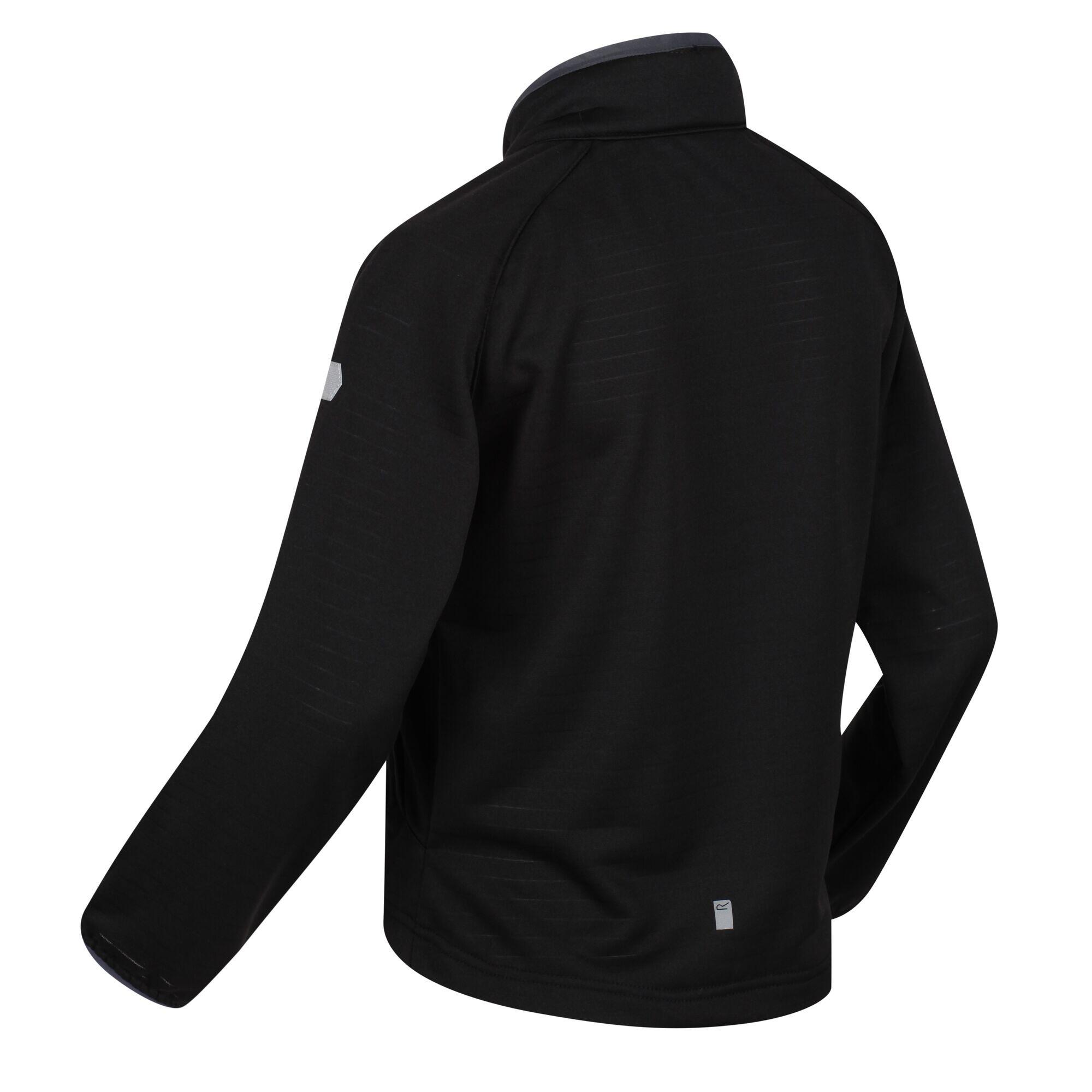 Junior Highton Lite II Walking Kids Full Zip Fleece - Black 5/6