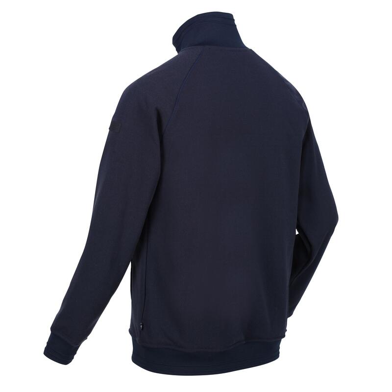 Ivano Pull de marche zippé pour homme - Marine