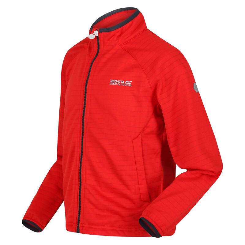 Junior Highton Lite II Polaire de marche zippé pour enfant - Rouge