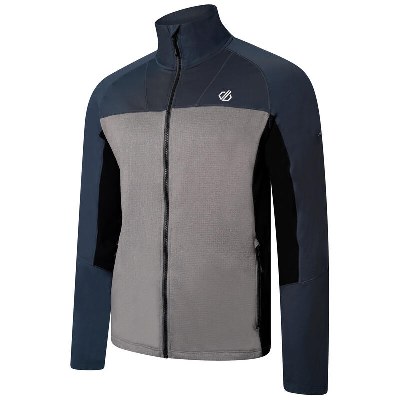 Reformed II Core Stretch wandelfleece met volledige rits voor heren - Grijs