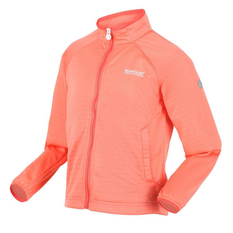 Junior Highton Lite II Walkingfleece für Kinder Reißverschluss - Pink