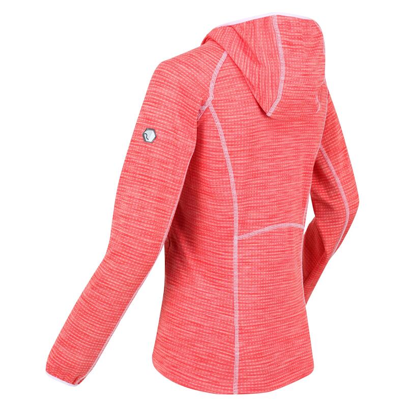 Dames Yonder Full Zip Hoodie (Neon Peach)