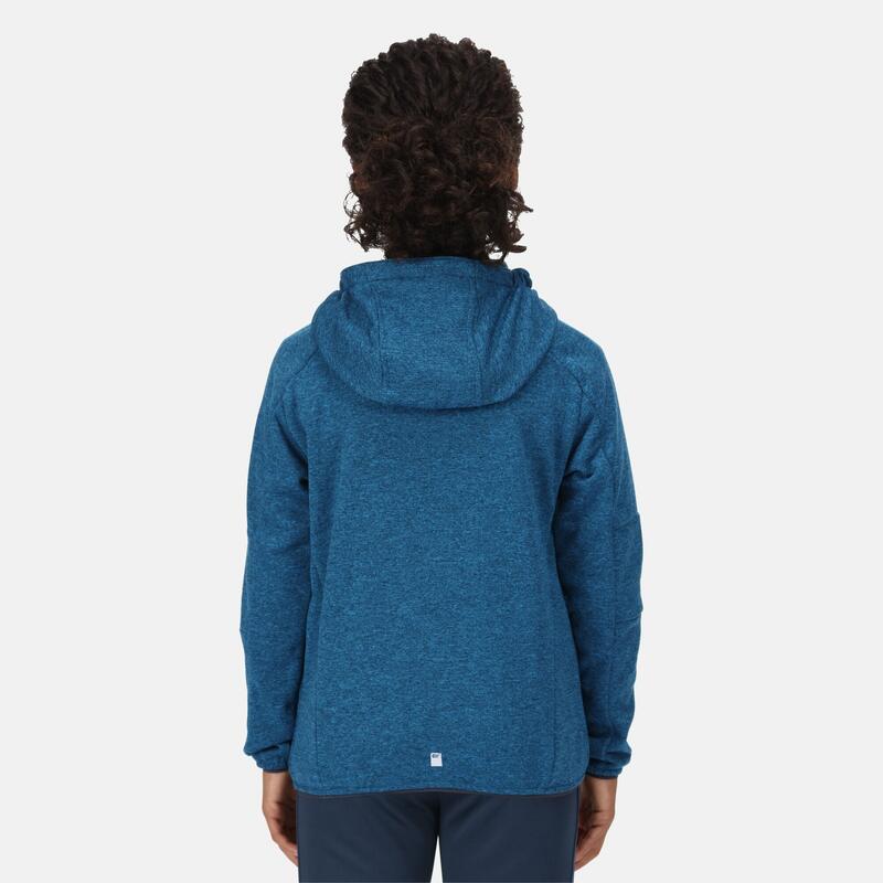 Maxwell wandelfleece met volledige rits voor kinderen - Blauw