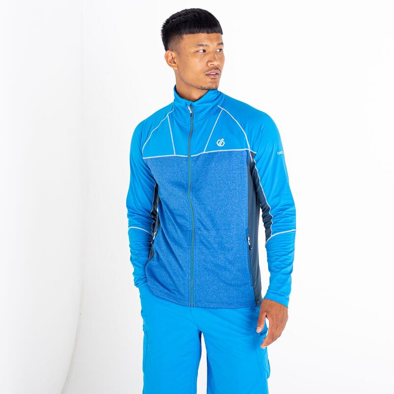 Reformed II Core Stretch wandelfleece met volledige rits voor heren - Blauw