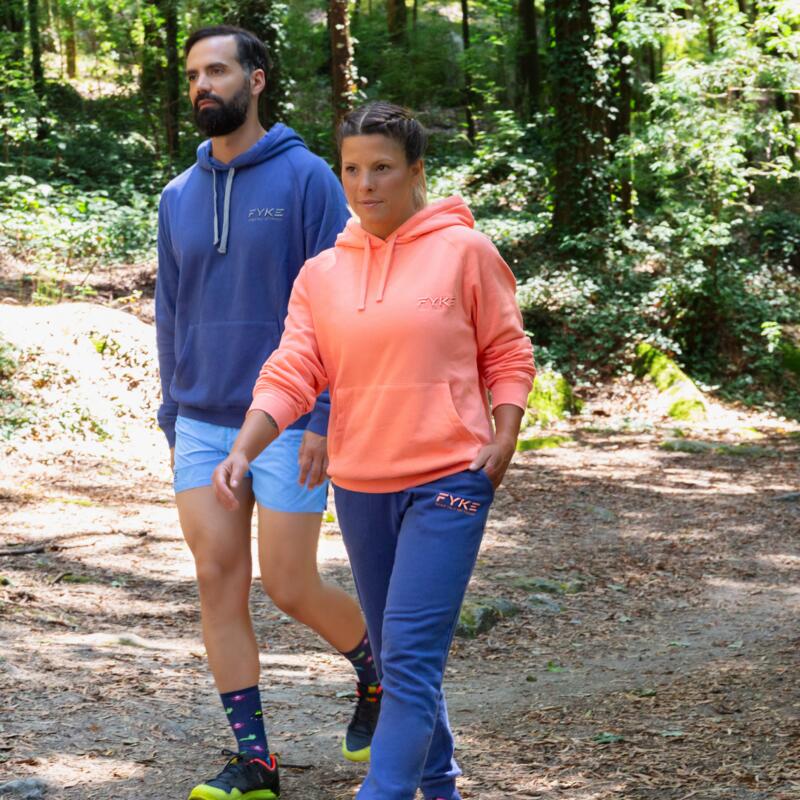 Sweat à capuche pour femme Fyke saumon