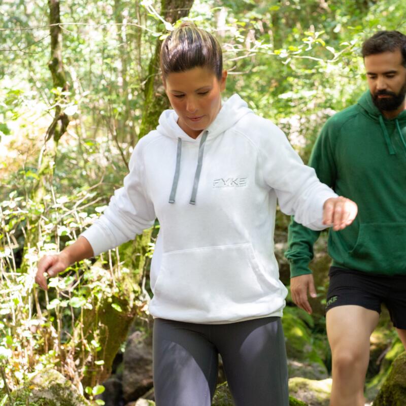 Sweat à capuche Femme Fyke Blanc