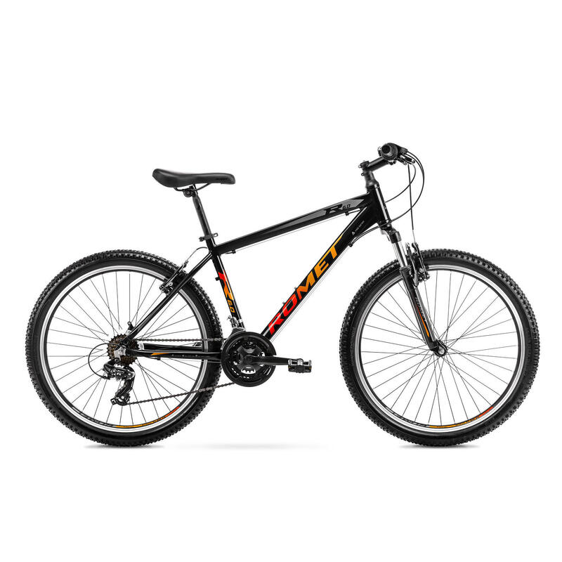 Bicicleta MTB Barbati ROMET Rambler R6.0 Negru/Portocaliu/Rosu 2022