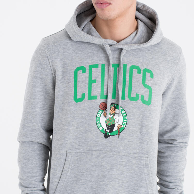 Casaco com capuz New Era com o logótipo da equipa Boston Celtics