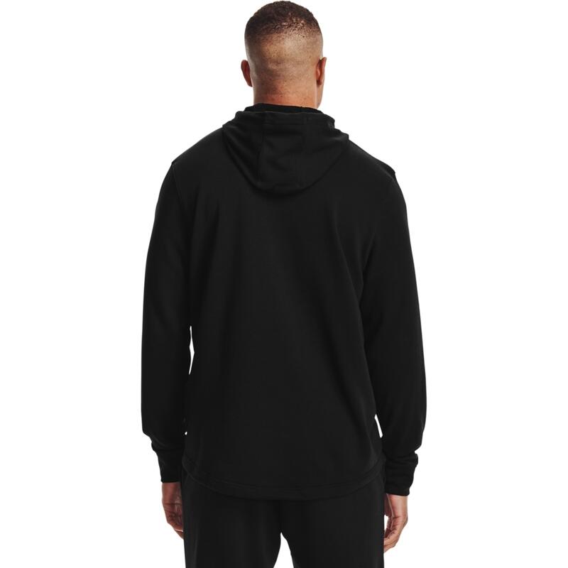 Hoodie Under Armour Ua Rival Terry Big Logo, Preto, Homens