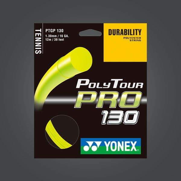 Naciąg tenisowy Yonex Polytour Pro set. 12 m. yellow 1,30 mm