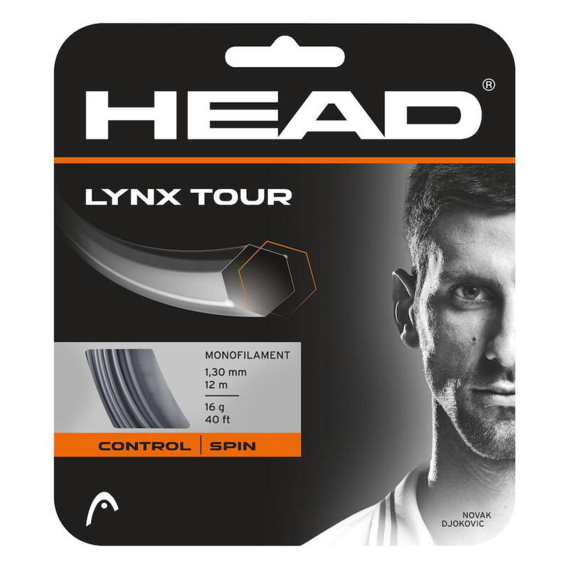 Naciąg do rakiety Head LYNX TOUR set 12m. gray 1,25 mm.