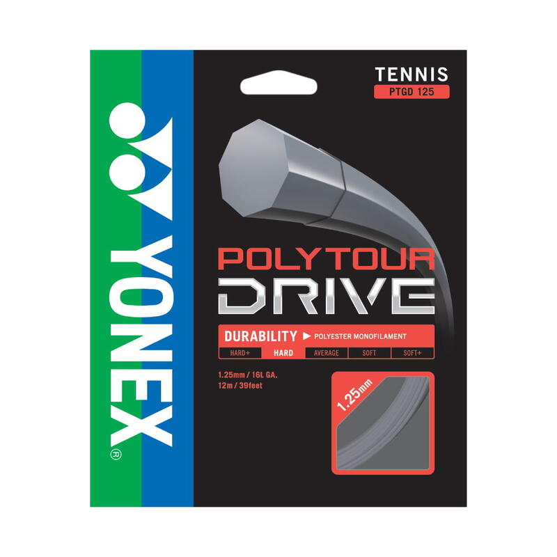 Naciąg tenisowy Yonex Polytour Drive set.12 m. silver 1,25
