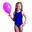 Maillot de Bain Fille Natation une pièce Classic Revenge Bleu