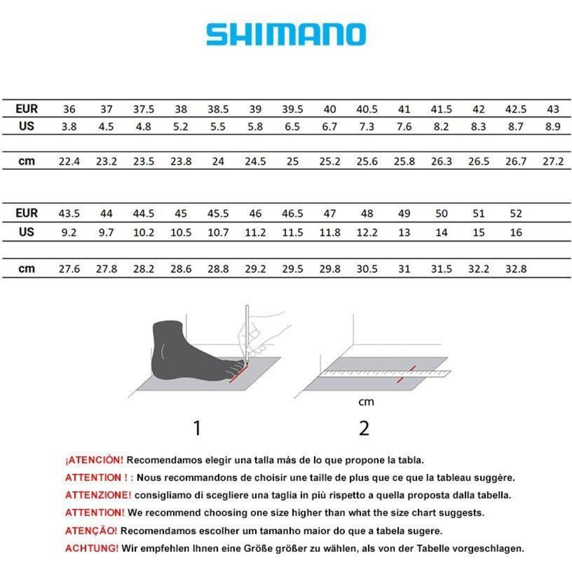 Shimano scarpe da ciclismo MTB XC100 Nero