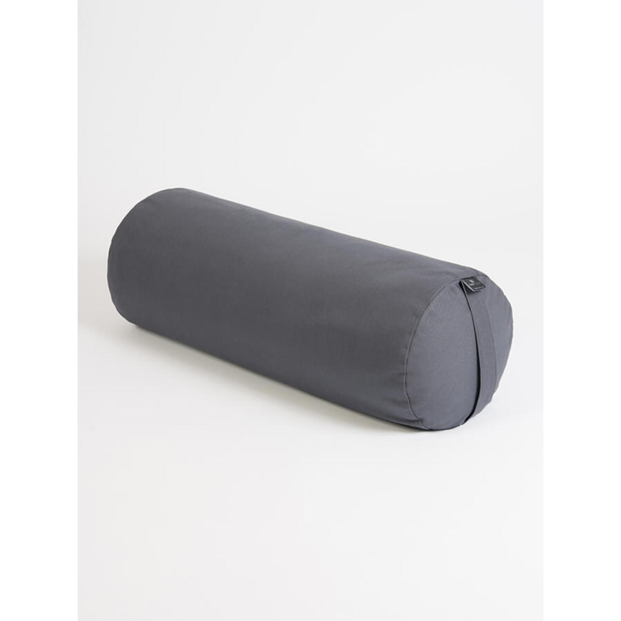 Yoga Studio EU Organic Buckwheat Bolster - Grey 1/4