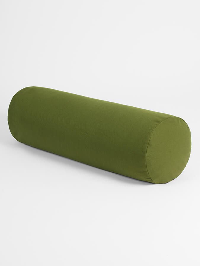 Yoga Studio EU Organic Buckwheat Bolster - Olive Green 2/4