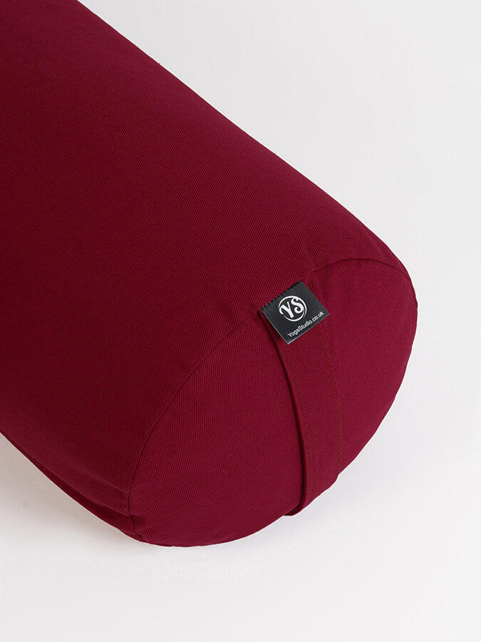 Yoga Studio EU Round Lightweight Bolsters - Burgundy 3/4