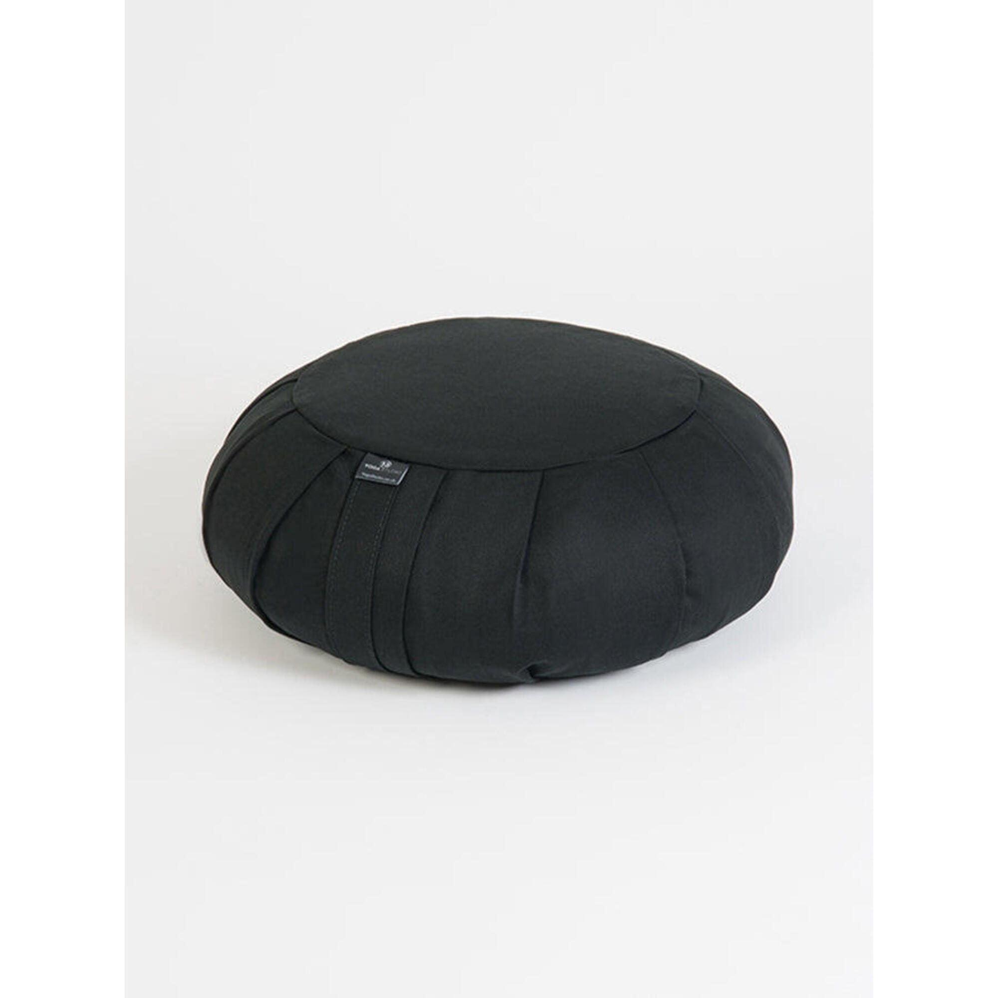 YOGA STUDIO Yoga Studio EU Organic Buckwheat Zafu Round Cushion - Black