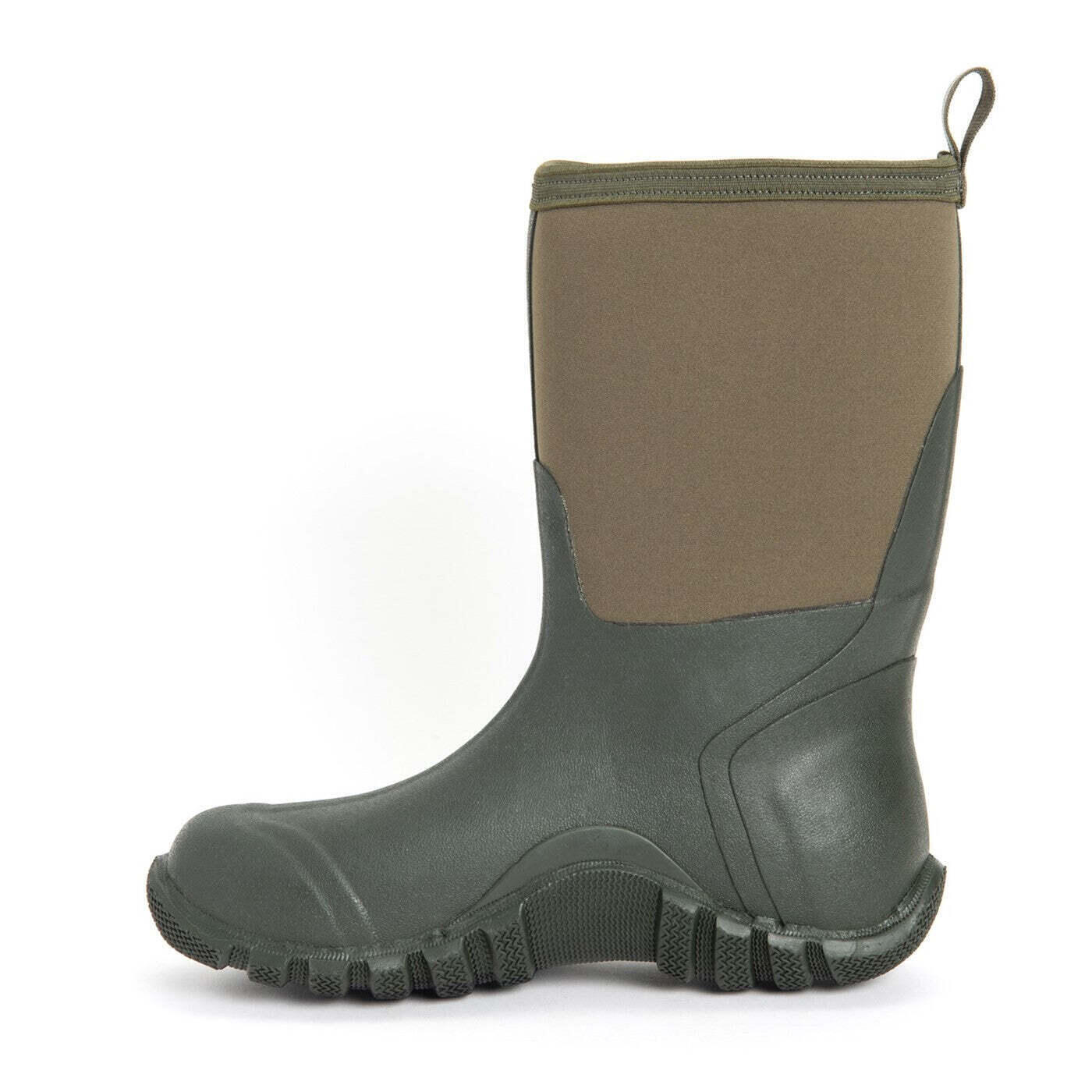 Mens Edgewater Classic Wellington Boots (Moss) 3/4