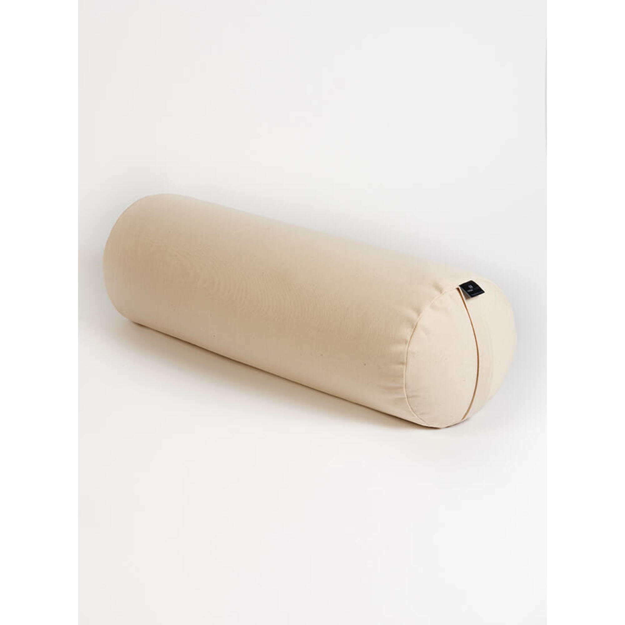 Yoga Studio EU Organic Buckwheat Bolster - Ecru 1/4