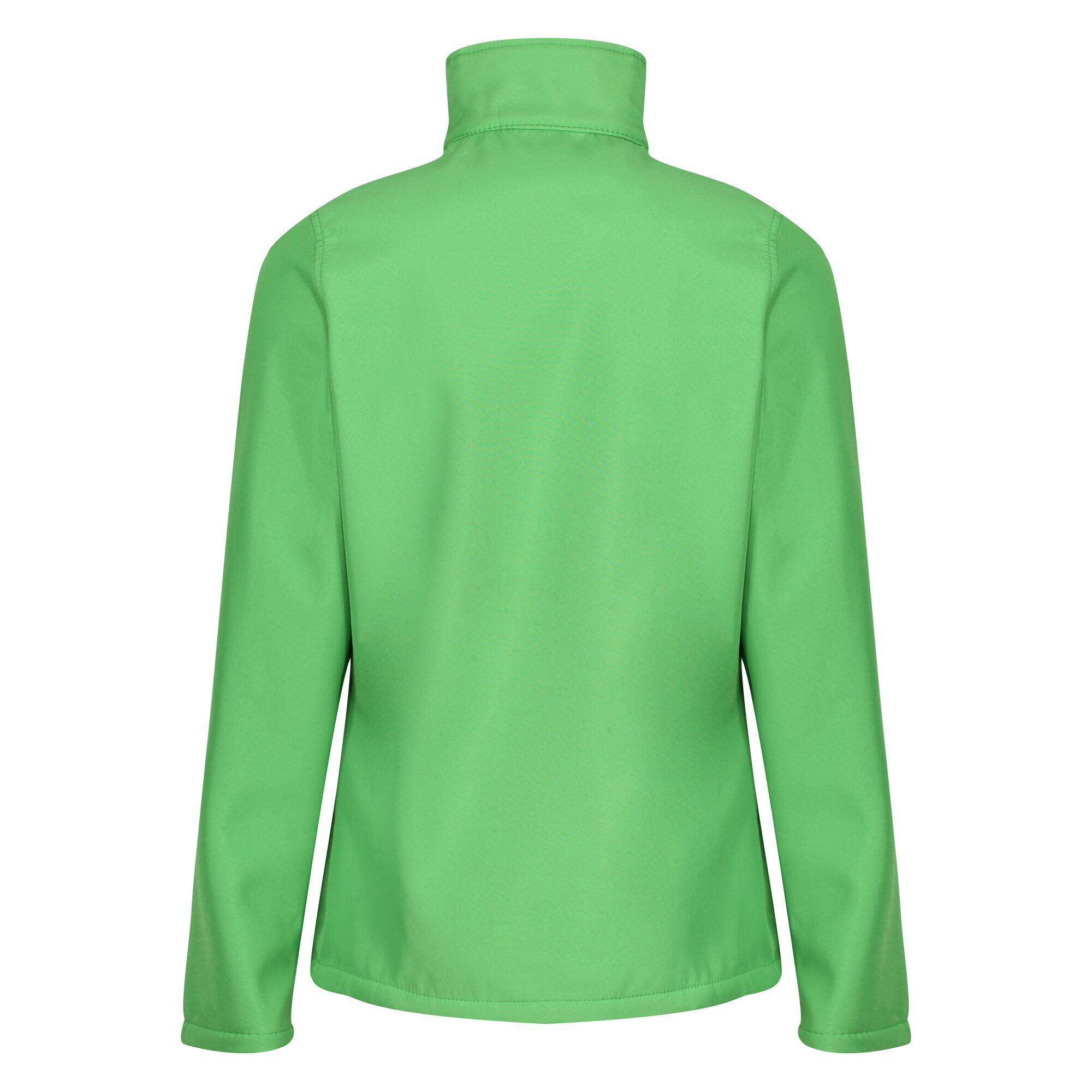 Standout Womens/Ladies Ablaze Printable Soft Shell Jacket (Extreme Green/Black) 3/5