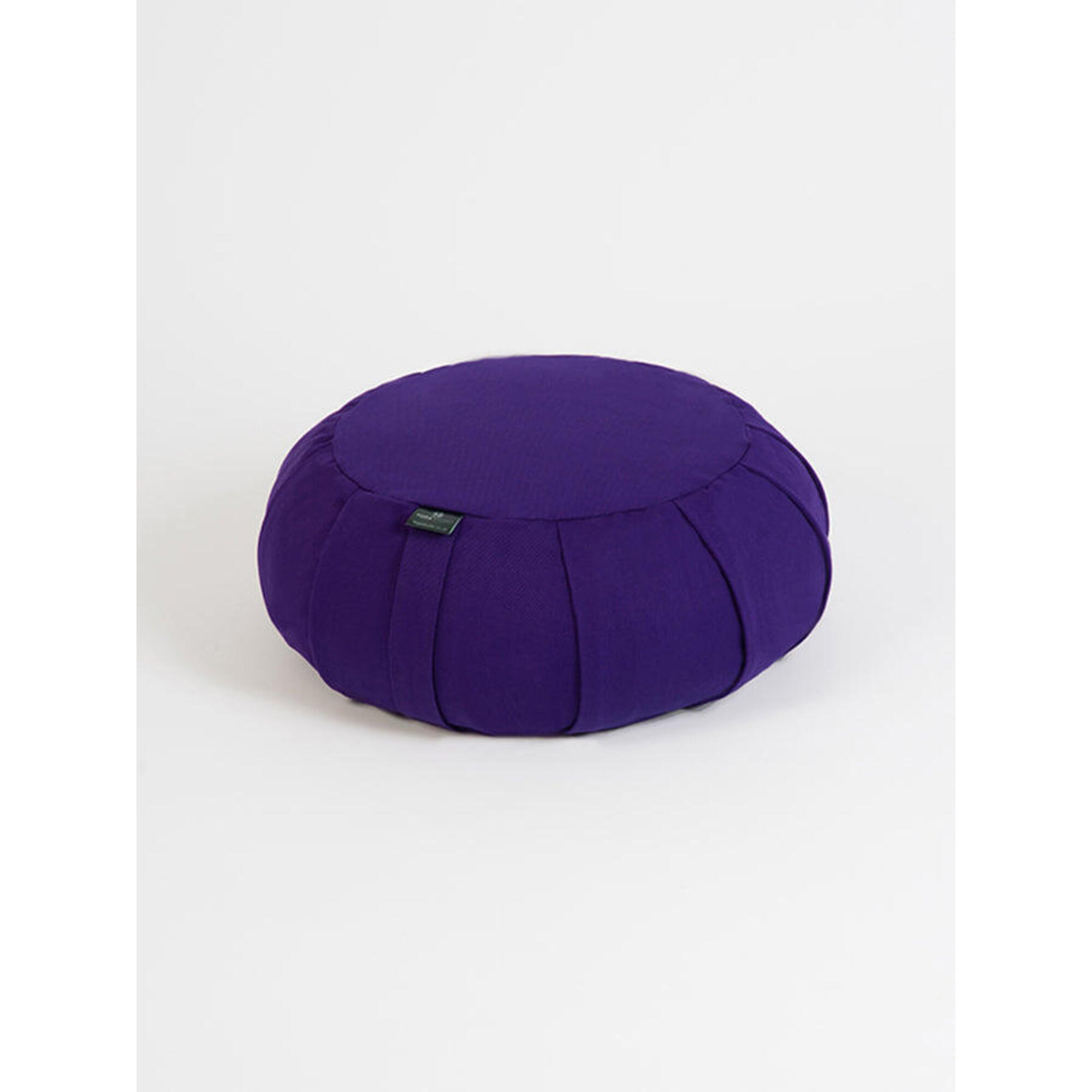 YOGA STUDIO Yoga Studio EU Organic Buckwheat Zafu Round Cushion - Purple