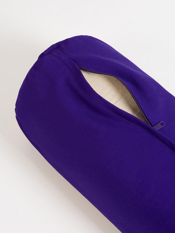 Yoga Studio EU Organic Buckwheat Bolster - Purple 4/4