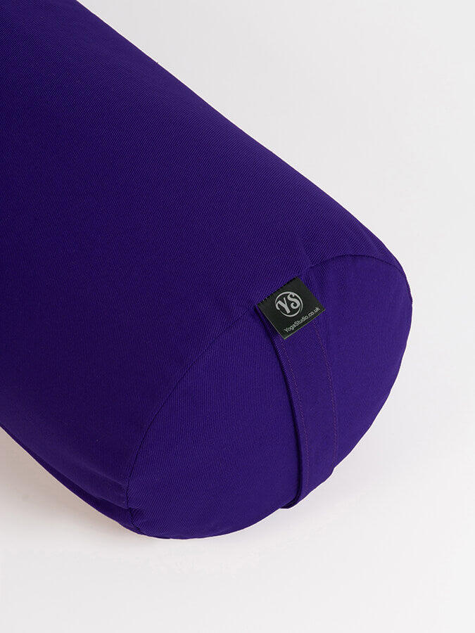 Yoga Studio EU Organic Buckwheat Bolster - Purple 3/4