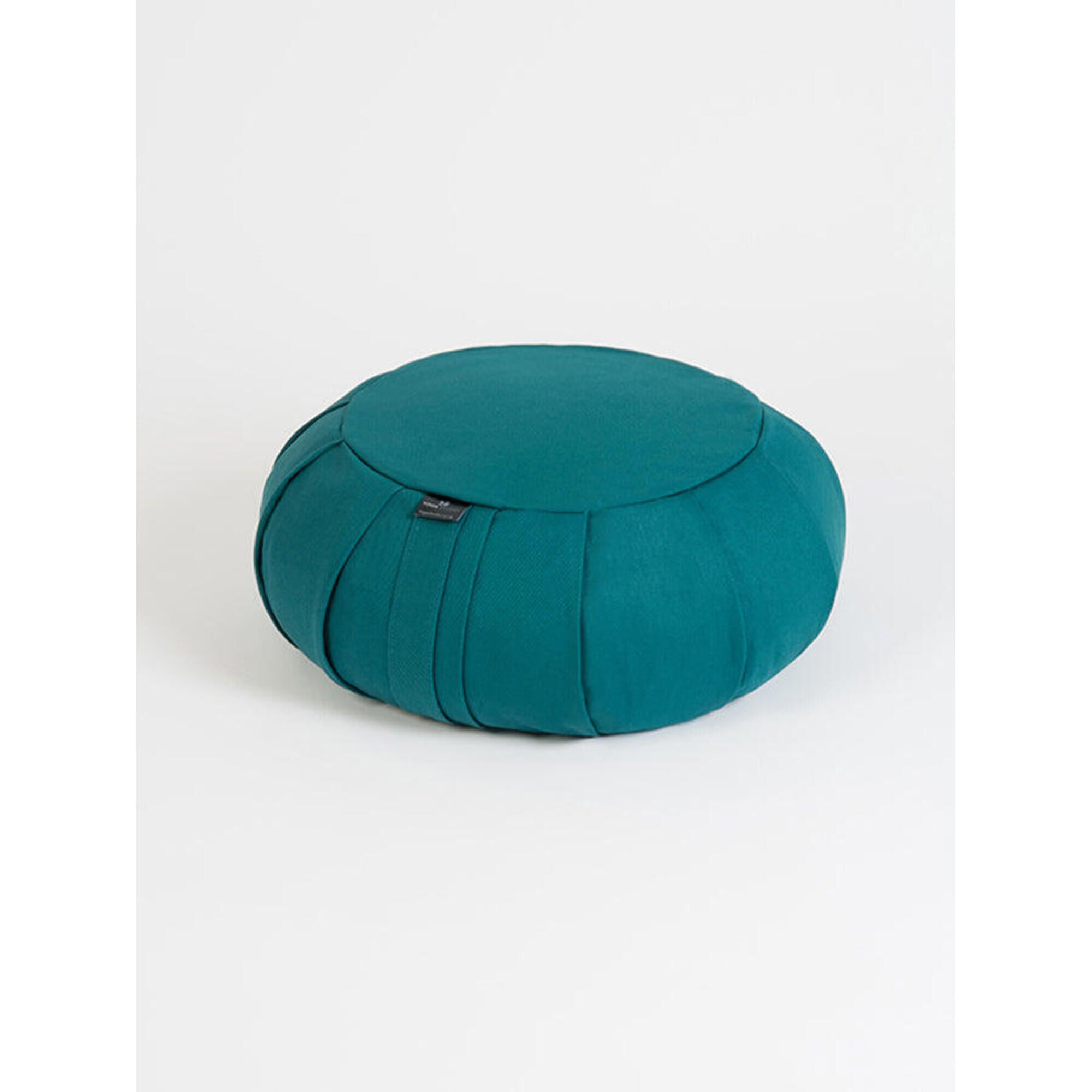 YOGA STUDIO Yoga Studio EU Organic Buckwheat Zafu Round Cushion - Teal