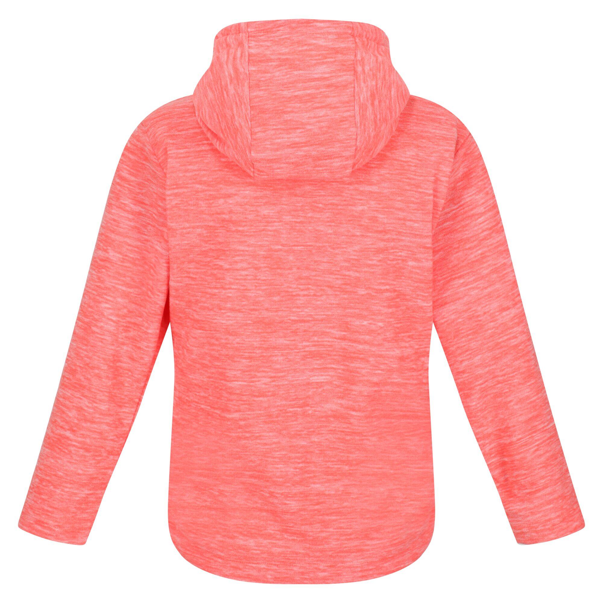 Girls Kalina Marl Hoodie (Fusion Coral) 2/5