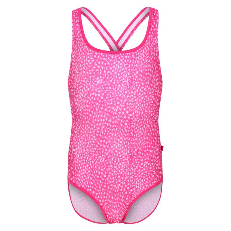 Tanvi Einteiliger Badeanzug für Mädchen - Pink