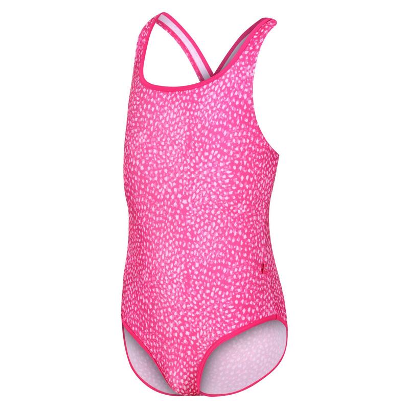 Tanvi Einteiliger Badeanzug für Mädchen - Pink