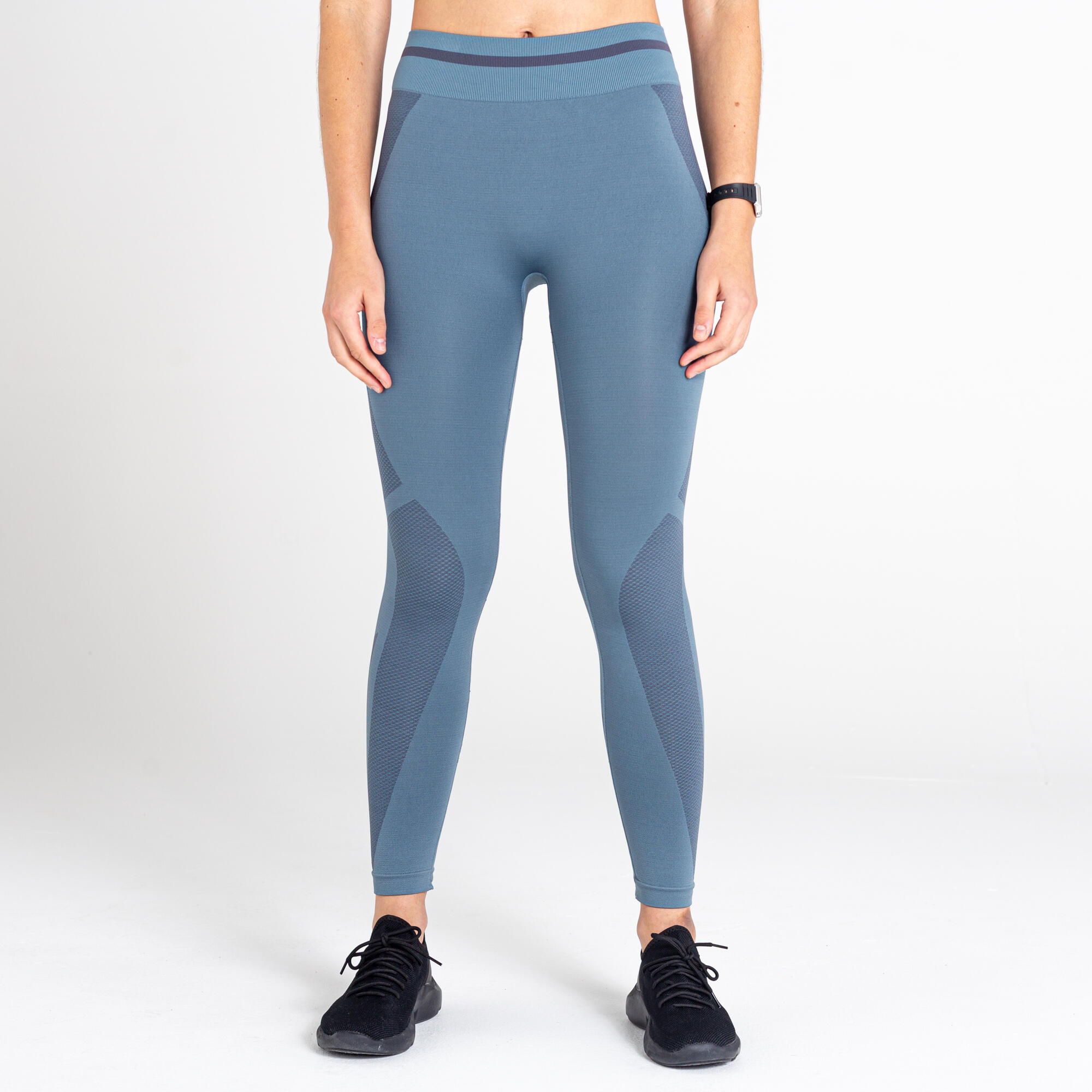 Dont Sweat It Women's Fitness Leggings - Blue Stone 2/5