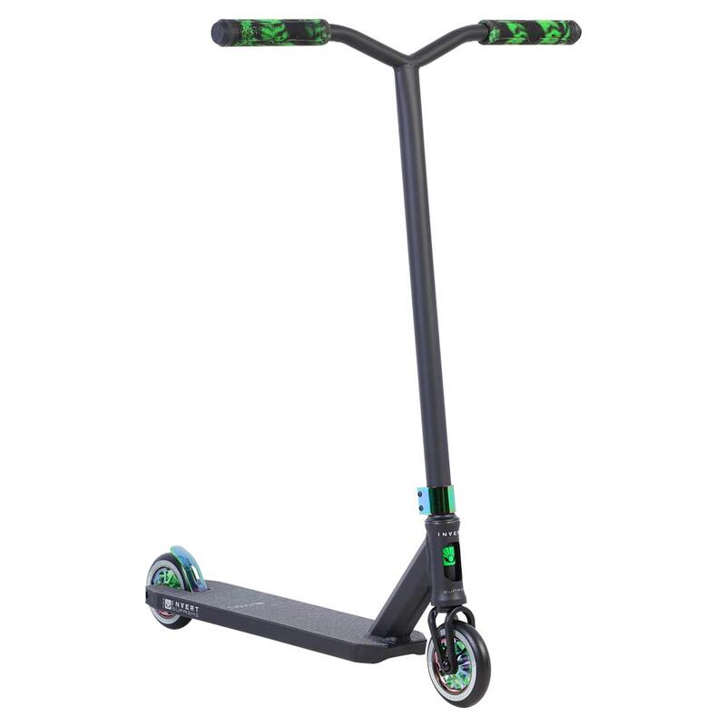 Stunt Scooter für 10 - 14 Jahre Schwarz/Neogrün