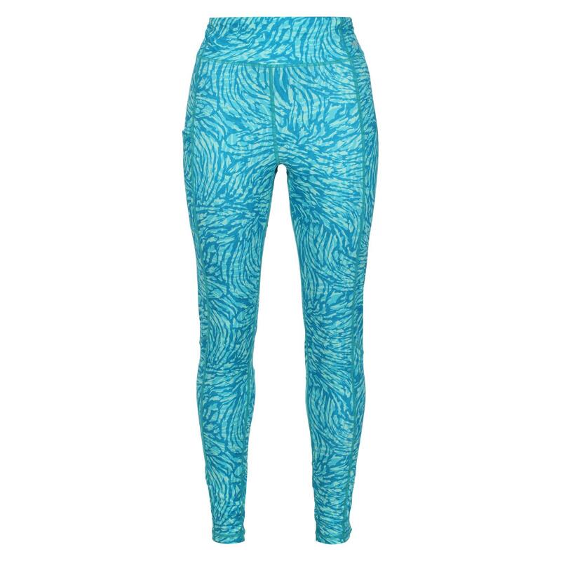 Holeen II fitnessleggings voor dames - Blauw