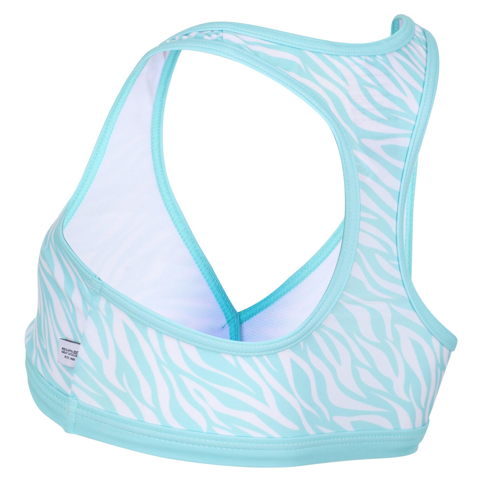 Hosanna Girls' Swim Top - Aruba Blue 5/5