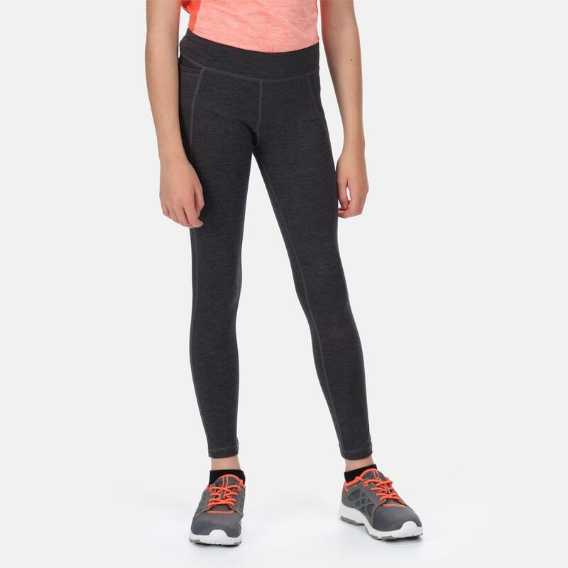 Atkin II Legging de fitness pour fille - Gris foncé